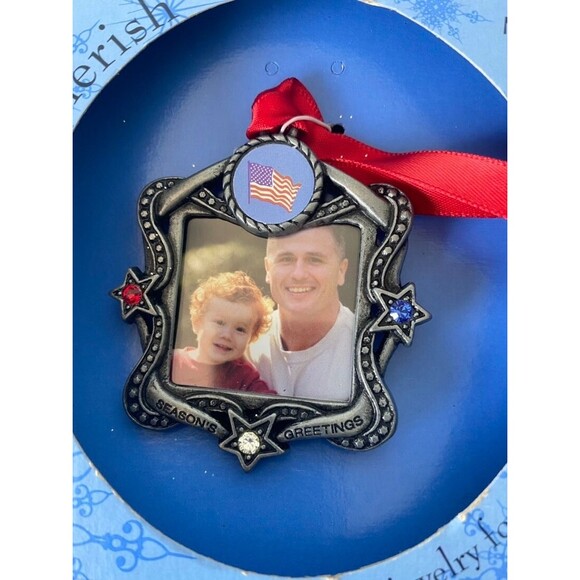 Collectible Christmas Military Ornament by Gloria Duchin Crystallized Swarovski - Picture 2 of 4